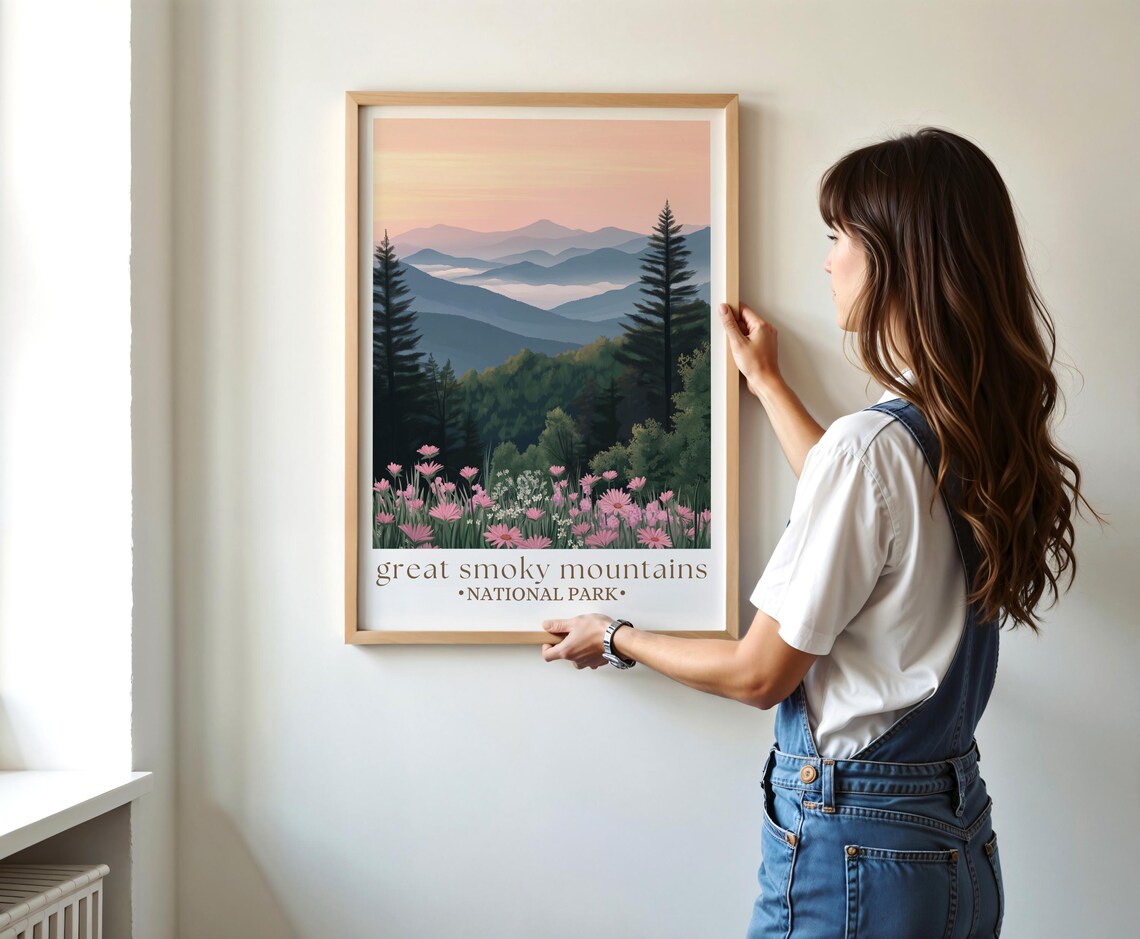 Great Smoky Mountains National Park Travel Poster - Image 2