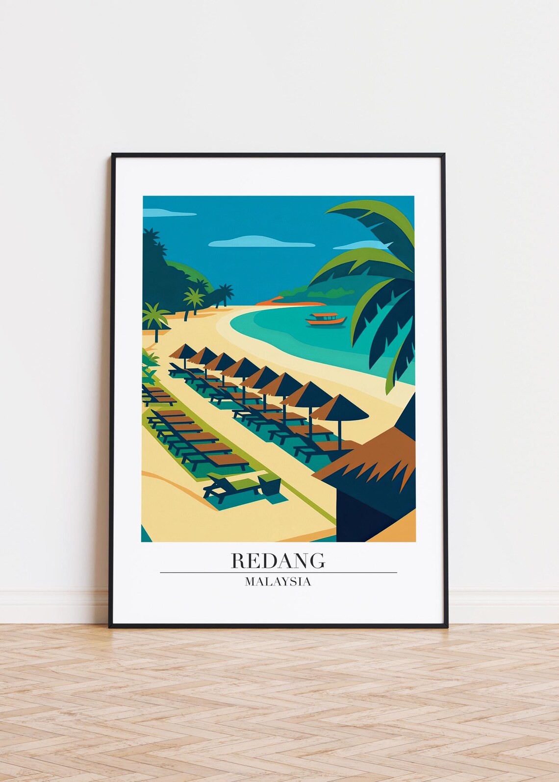 Redang Island Malaysia Travel Poster