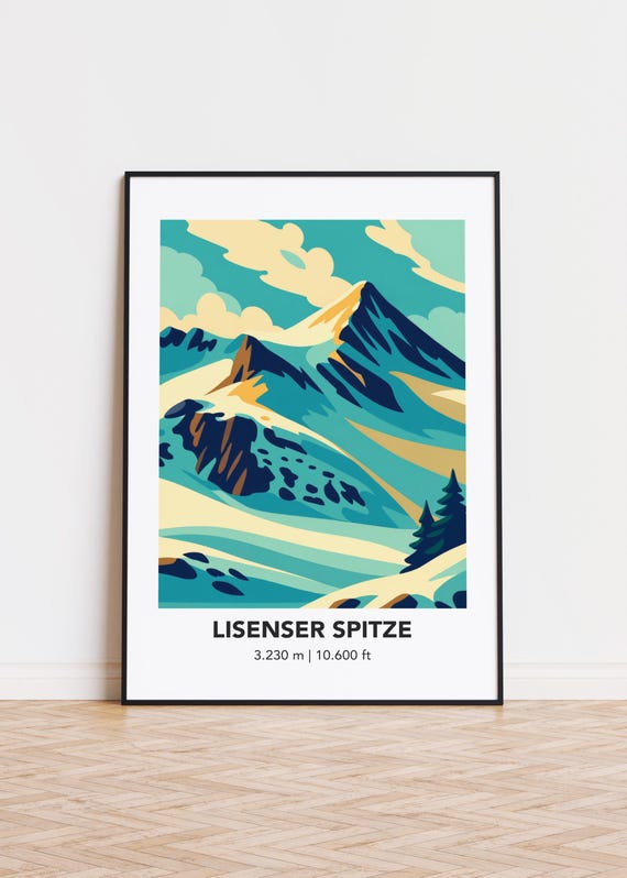 Lisenser Spitze Mountain Poster Print