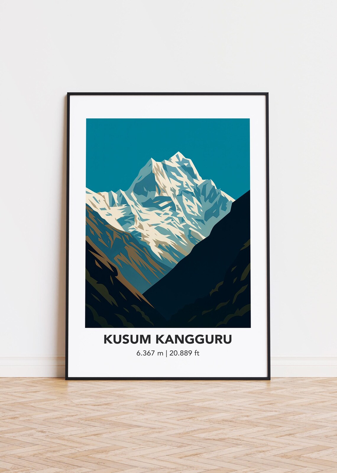 Kusum Kangguru Poster Cityscape Illustration Art Print