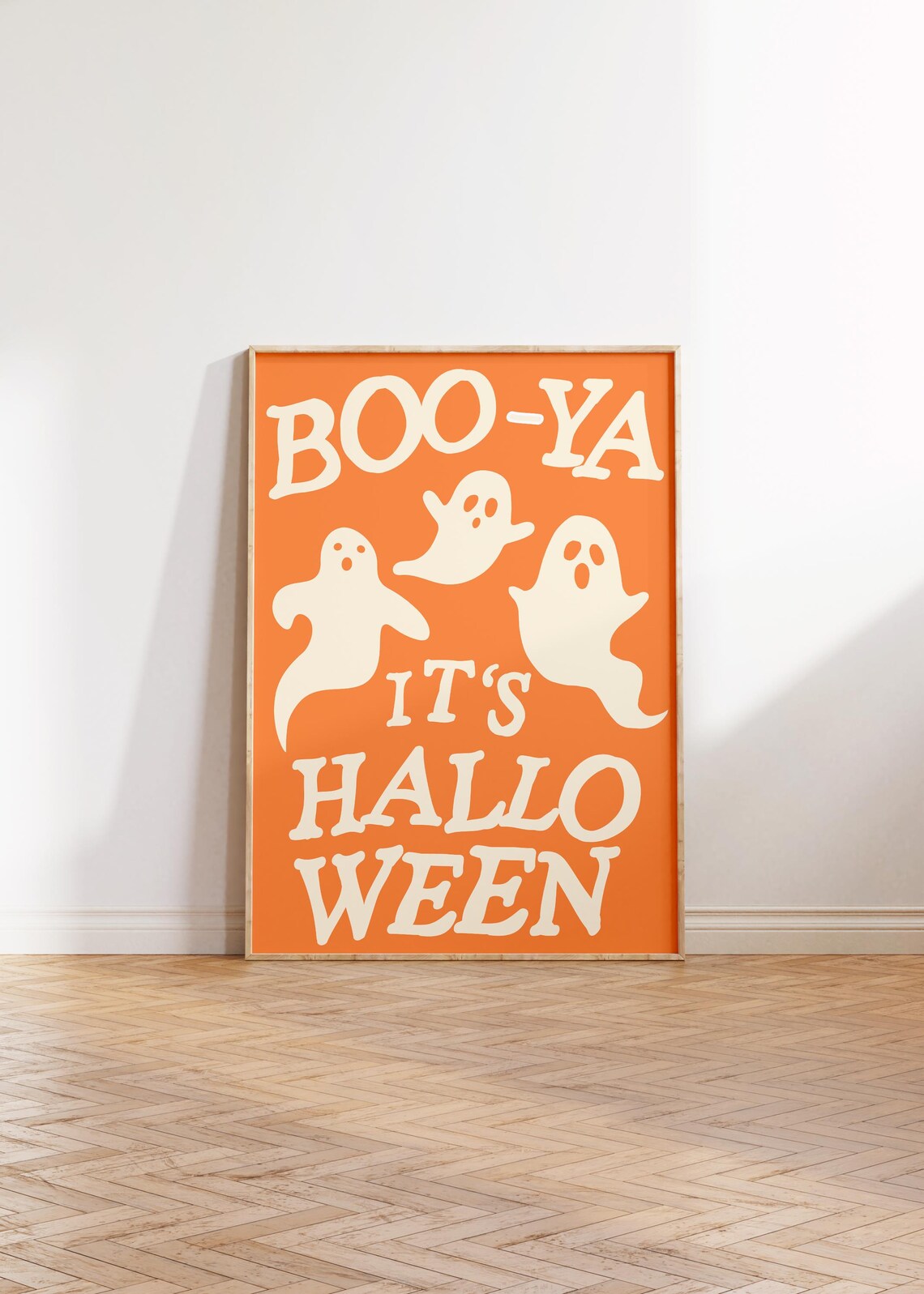 Boo Ya It's Halloween, Minimalist House Decor Poster - Image 3