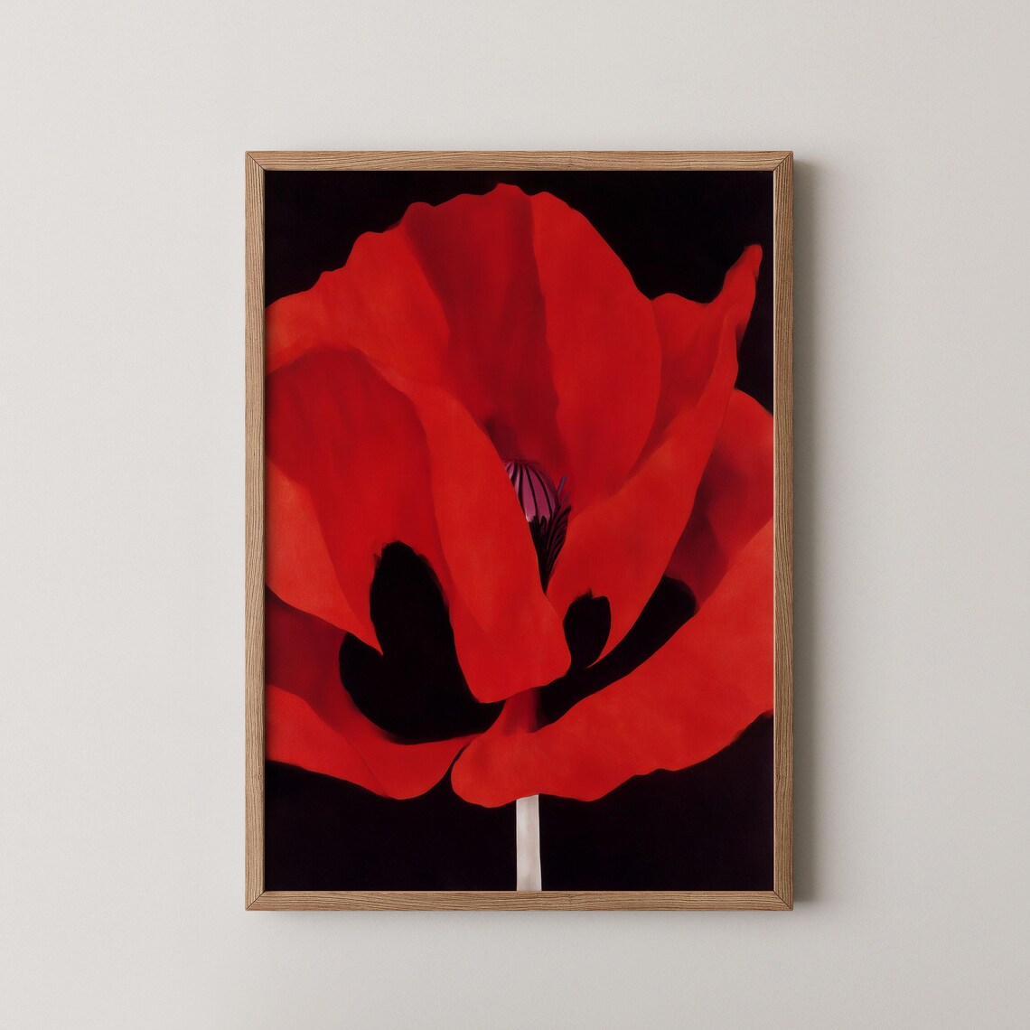 Georgia Okeeffe Painting Print Large Wall Art Abstract Botanical Poster
