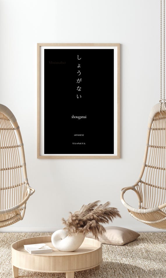 It Is What Zen Wall Artwarrior Wisdom Printmindfulness Decorspiritual Home Posterpeaceful Artdigital