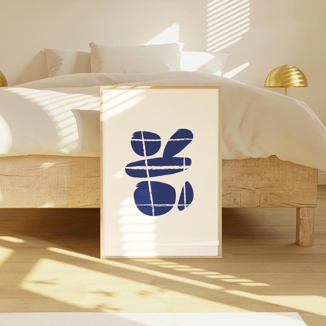 Matisse Print Japandi Style Blue Abstract Art Print Living Room Decor Boho Wall Art Trendy Wall Decor Print - Image 2
