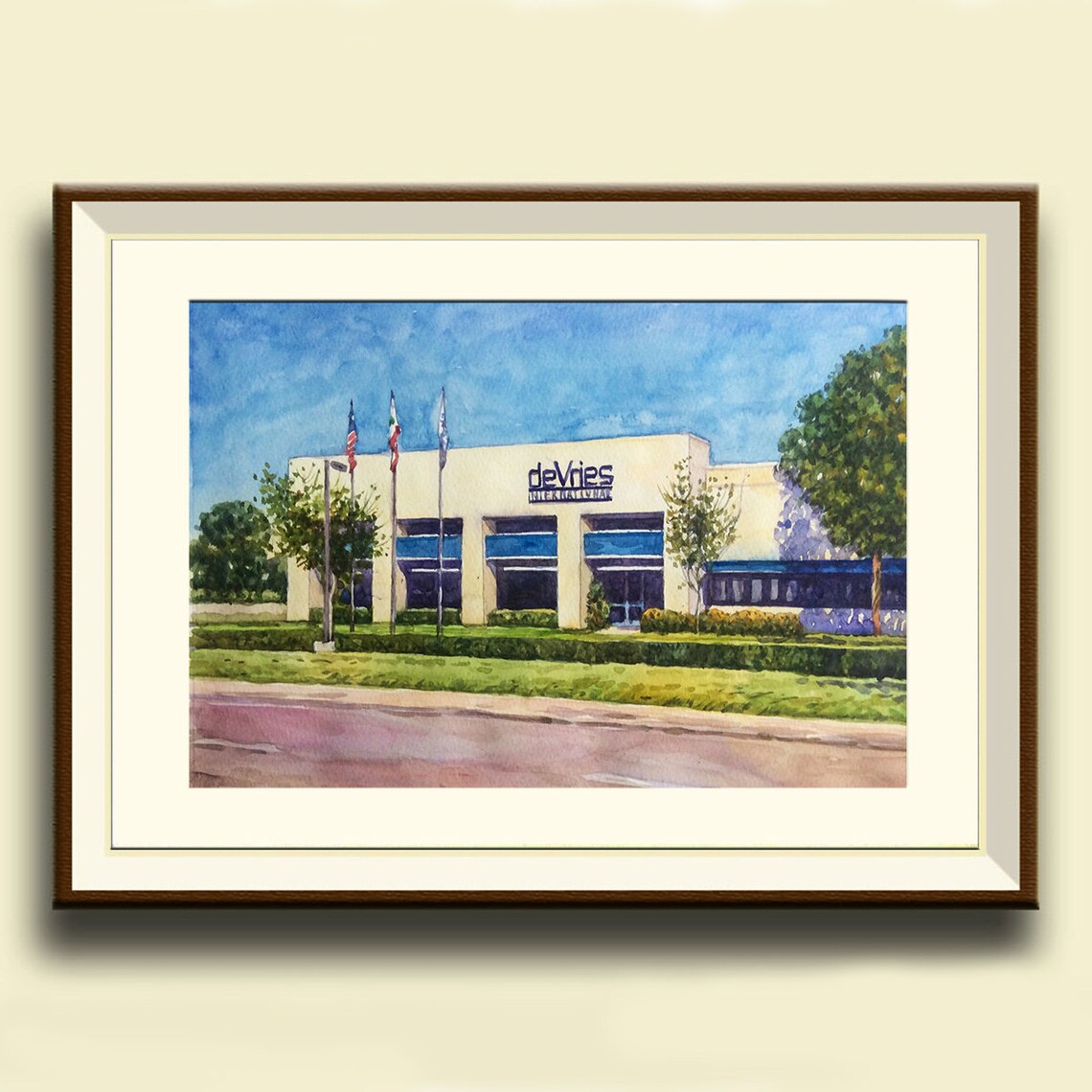 Home Portrait In Watercolor House Portrait Watercolor Wedding Venue Custom Illustration Custom Landscape Painting Drawing Of Home