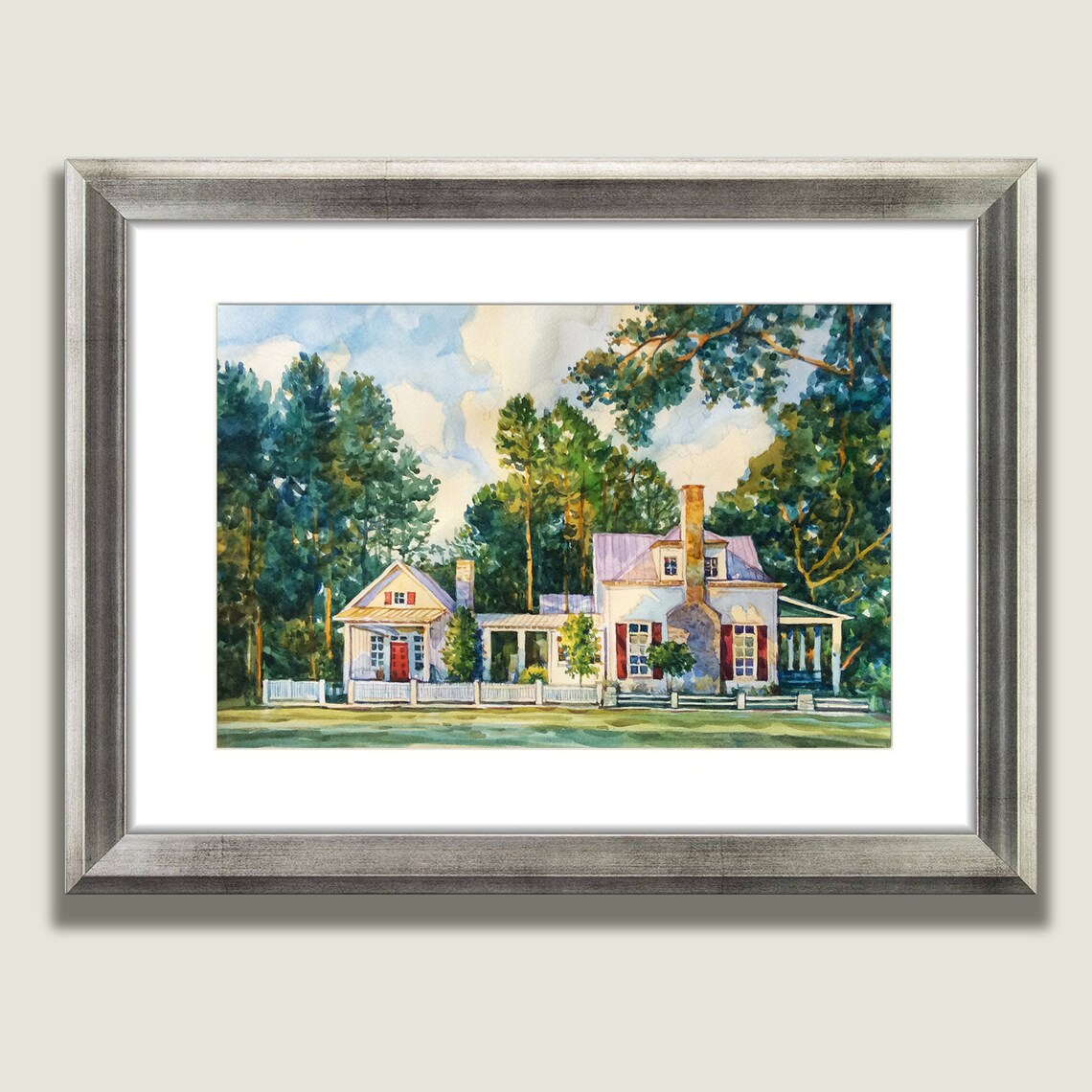 Custom Watercolor House Portrait, Family Heirloom Art Print - Image 3
