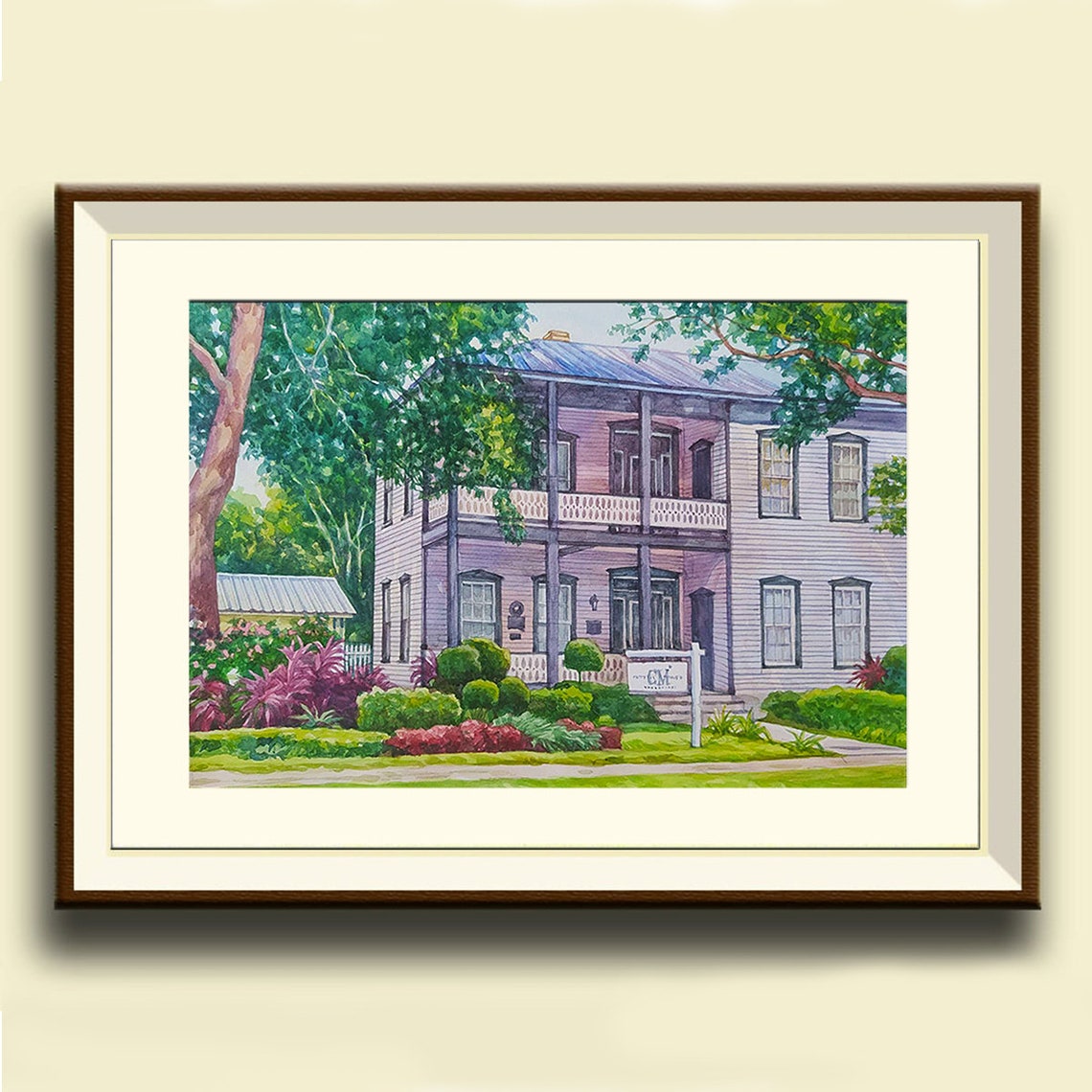Watercolor Home Painting Custom House Portrait Watercolor House Portrait House Moving Gift House Painting From Photo Drawing Of Home - Image 2