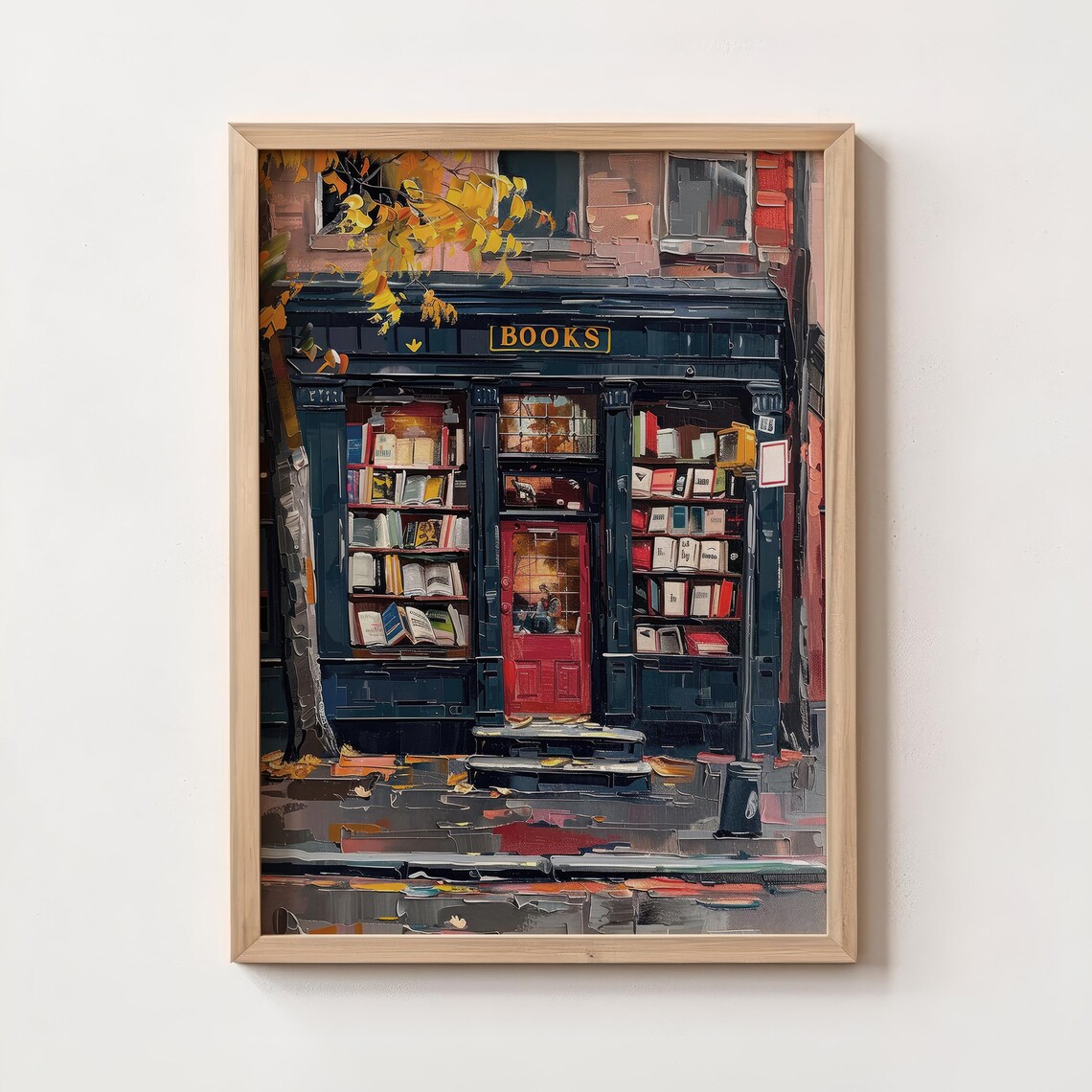 Vintage Book Store New York Bookshop Art Print - Image 4