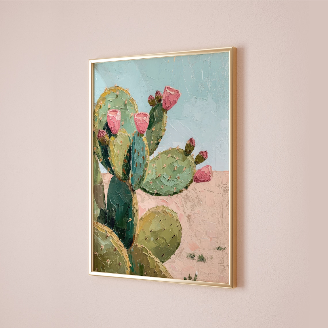 Cute Cactus Palm Springs Poster, Trendy Decor - Image 5