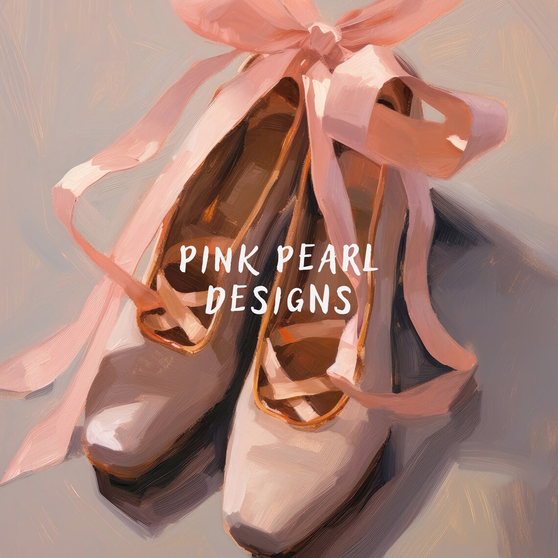 Vintage Ballet Shoes Poster, Preppy Pink Nursery Decor - Image 2