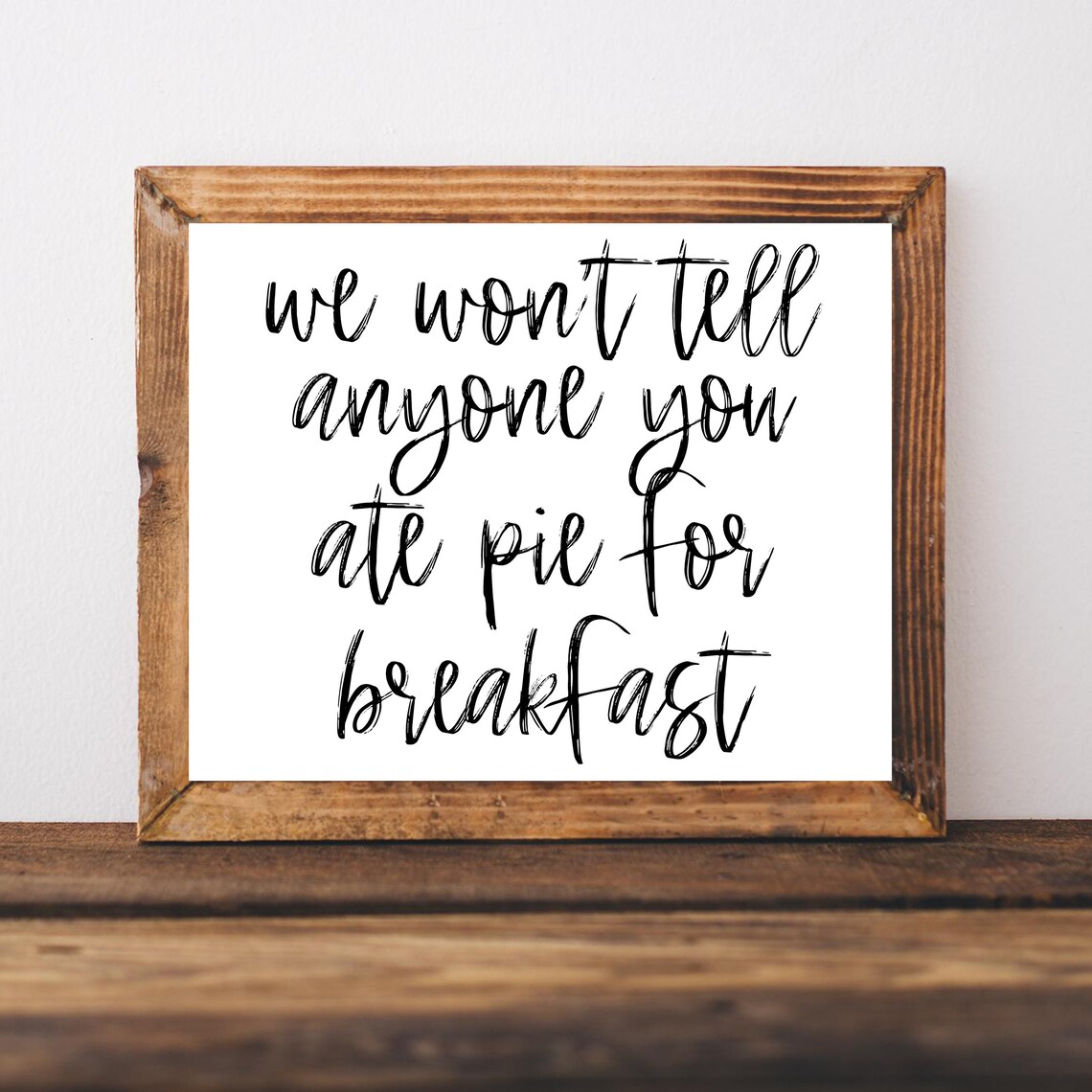 Bakery Sign Cafe Wall Art Print, Funny Coffee Shop