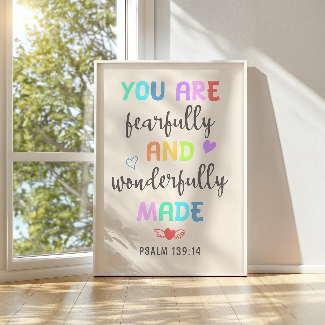 You Are Fearfully And Wonderfully Made Psalm 139 14 Wall Art - Image 2