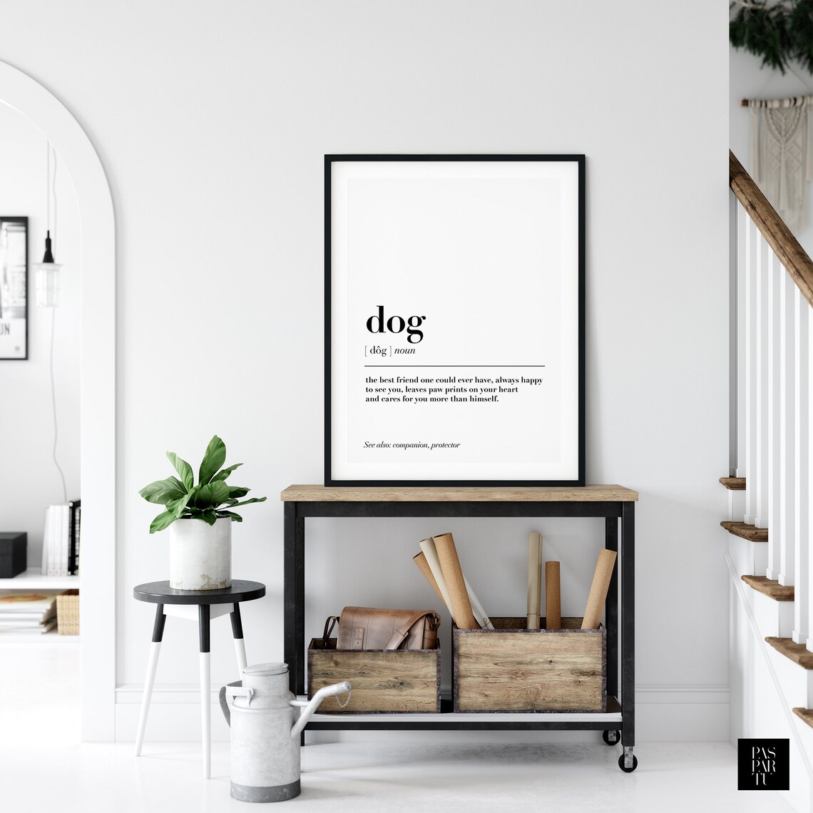Dog Definition Funny Wall Art Print, Dog Lover Gift - Image 2