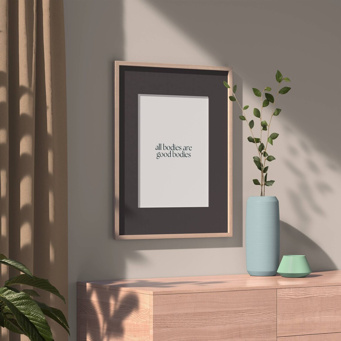 All Bodies Are Good Bodies Positive Self Art Print - Image 3