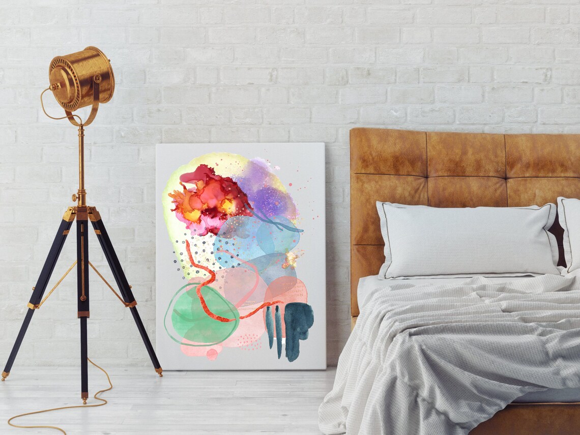 Abstract Maximalist Colorful Decor Art Print - Image 4