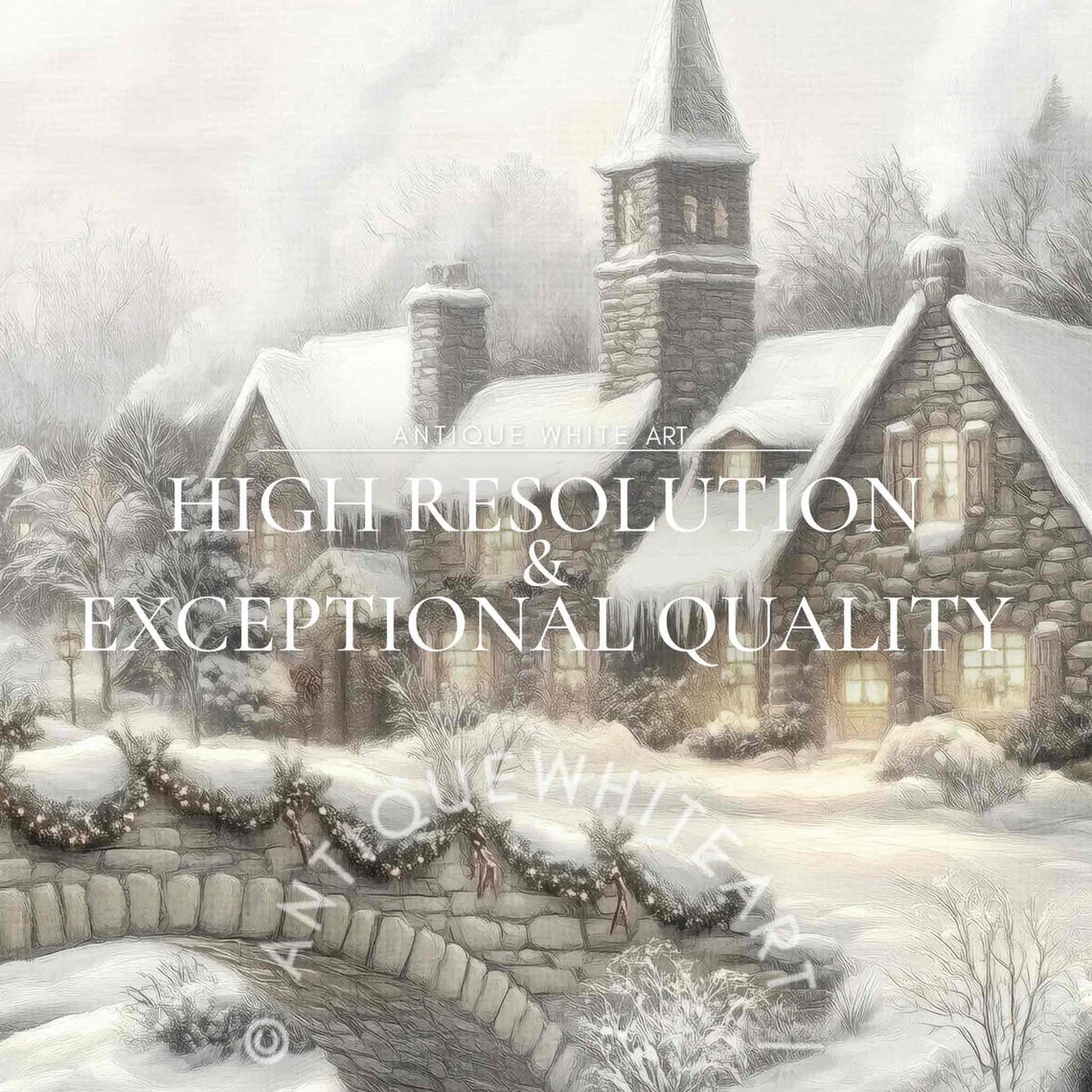 Vintage Winter Landscape Frame Tv Art Farmhouse Christmas Art For Tv Snowy Winter Oil Painting Holiday Decor Tv110 - Image 4