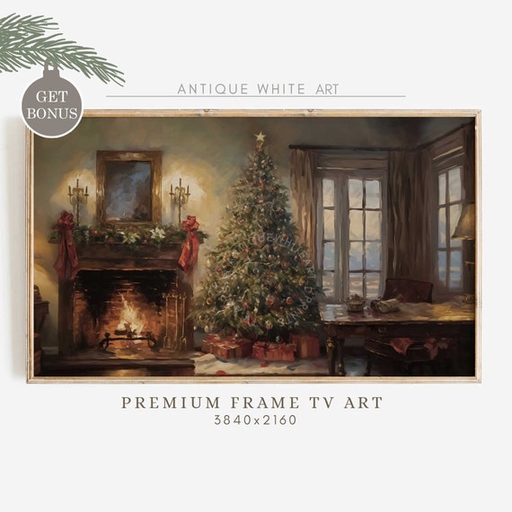 Vintage Christmas Tree Frame, Farmhouse Christmas Decor