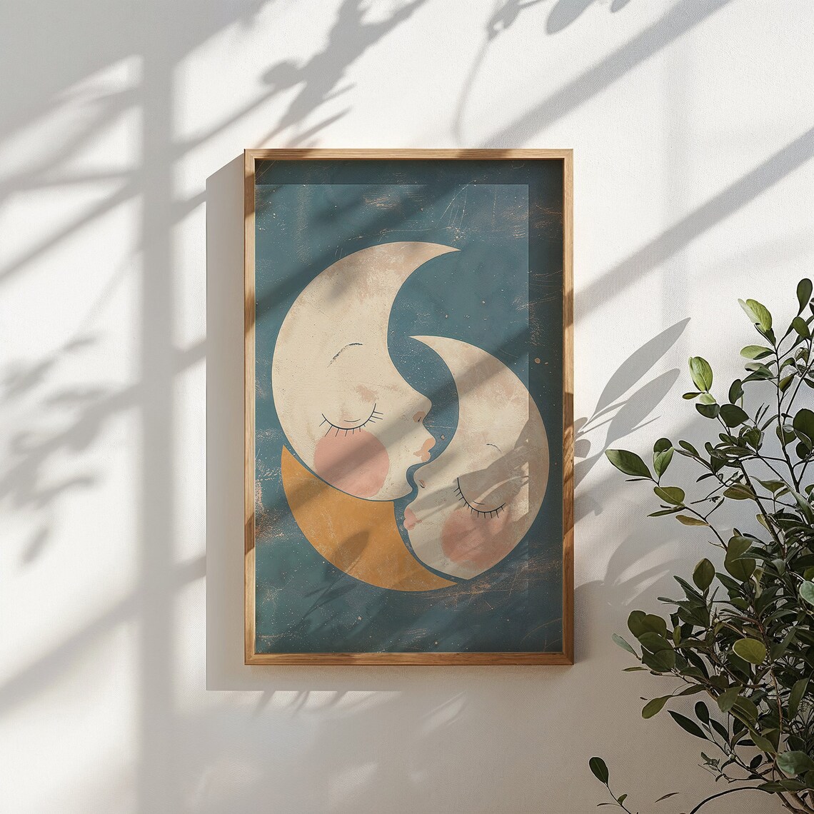 Moon And Stars Nursery Wall Art Print, Celestial Decor - Image 5