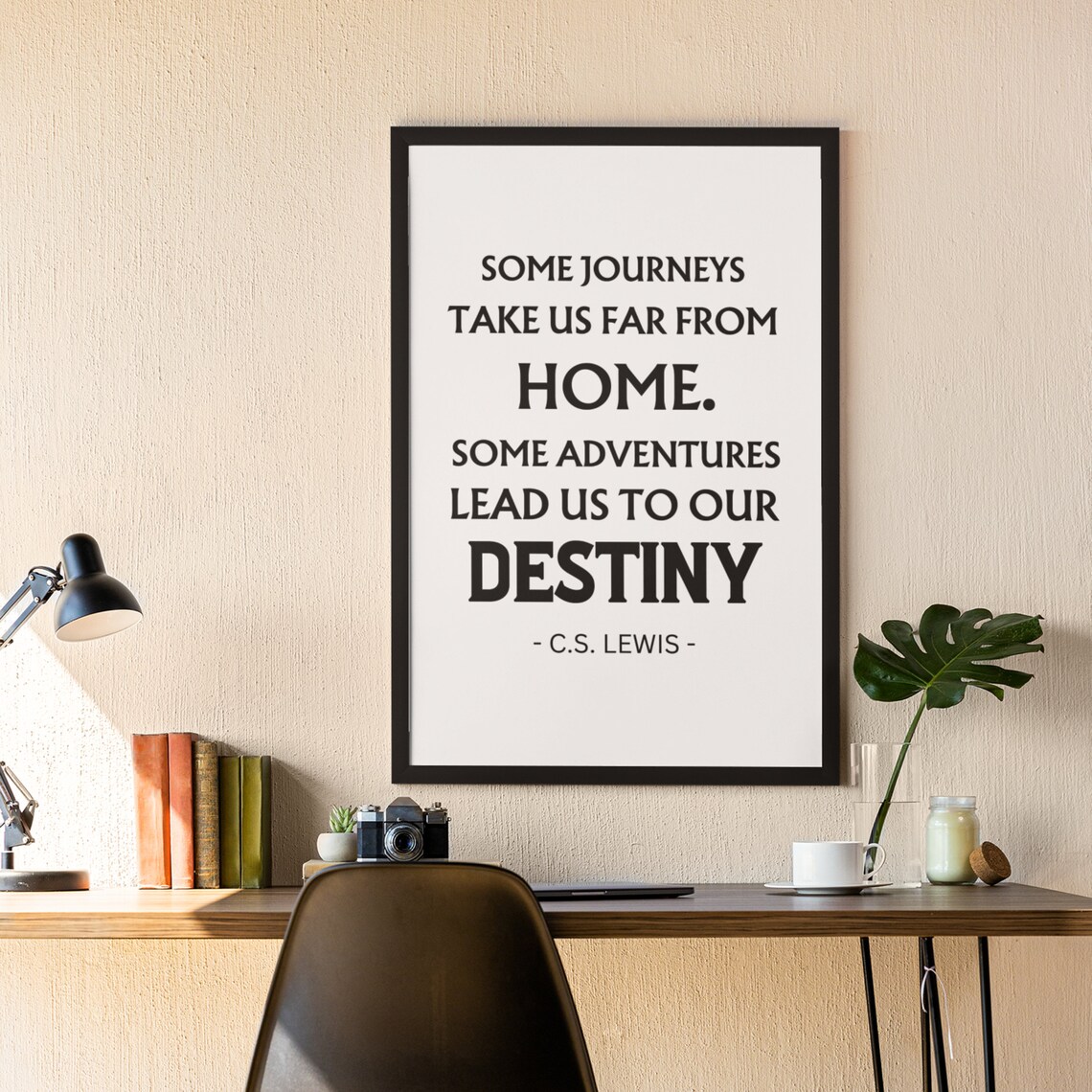C. S. Lewis Some Journeys Destiny Adventure Inspirational Poster - Image 4