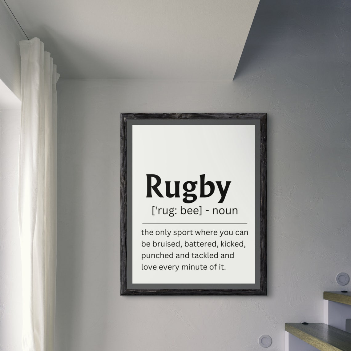 Rugby Gifts Rugby Definition Print Rugby Poster Rugby Print Rugby Art Rugby Gifts For Him Gifts For Her Gifts For Boys