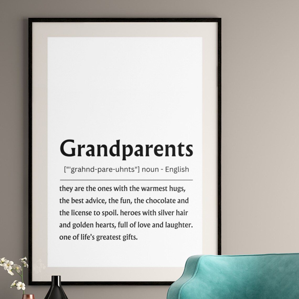 Grandparents Definition Personalized Gift Print - Image 5