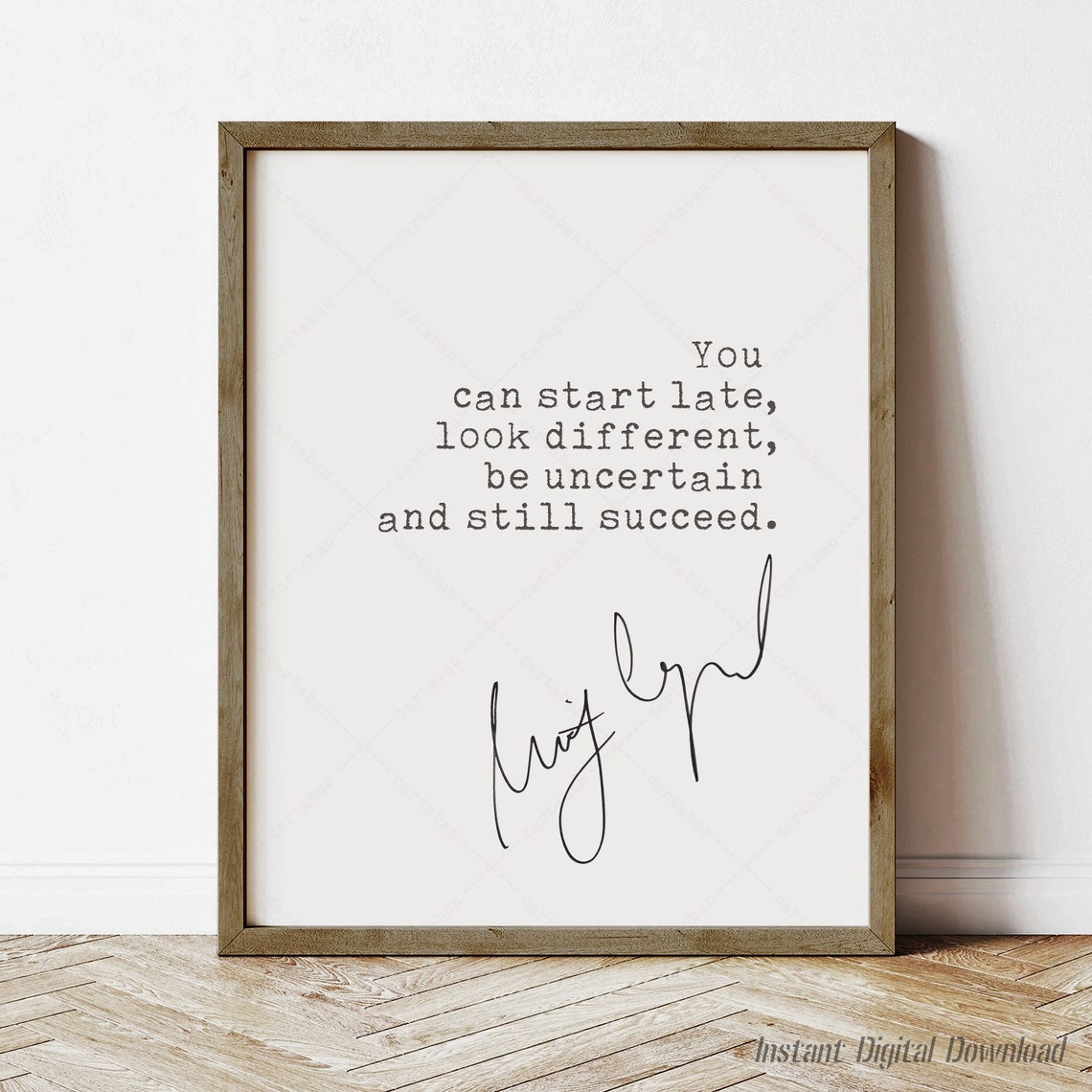 Misty Copeland You Can Start Late Look Different Quote Poster