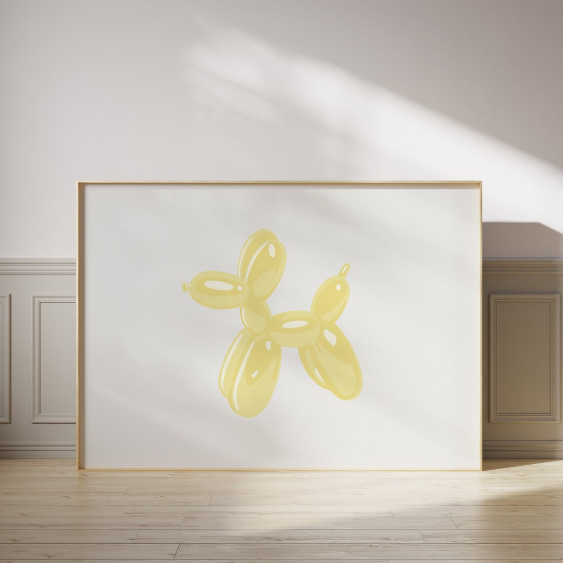 Yellow Preppy Room Decor Poster, Y2K Style Print - Image 3