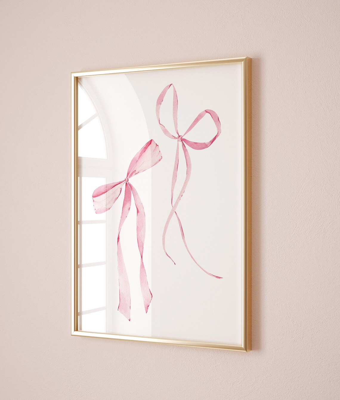 Bows Ribbon Wall Art, Preppy Dorm Art Print - Image 2