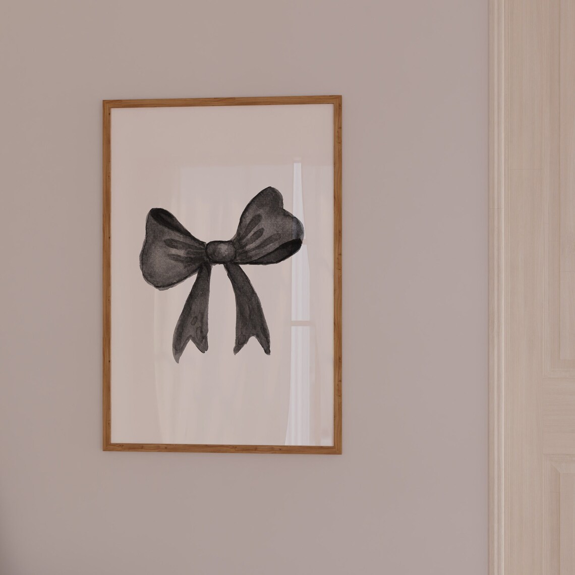 Bow Wall Art Trendy Poster, Preppy Dorm Decor - Image 2
