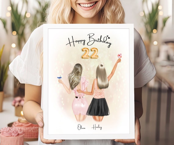 Personalized Gift Personalized Birthday Gift 22nd Gift For Her Birthday Gift For Her Best Friend Gift For Birthday Sister Gift 22nd Birthday