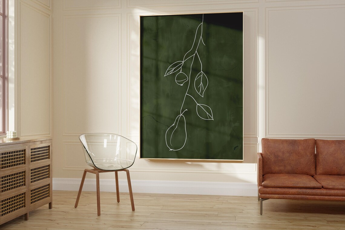 Botanical Fruit Design, Minimalist Art Print - Image 2