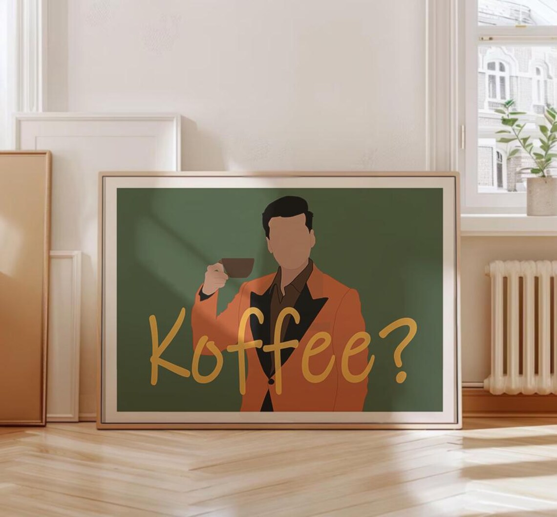 Karan Johar Koffee Poster, Bollywood Coffee Lover - Image 5