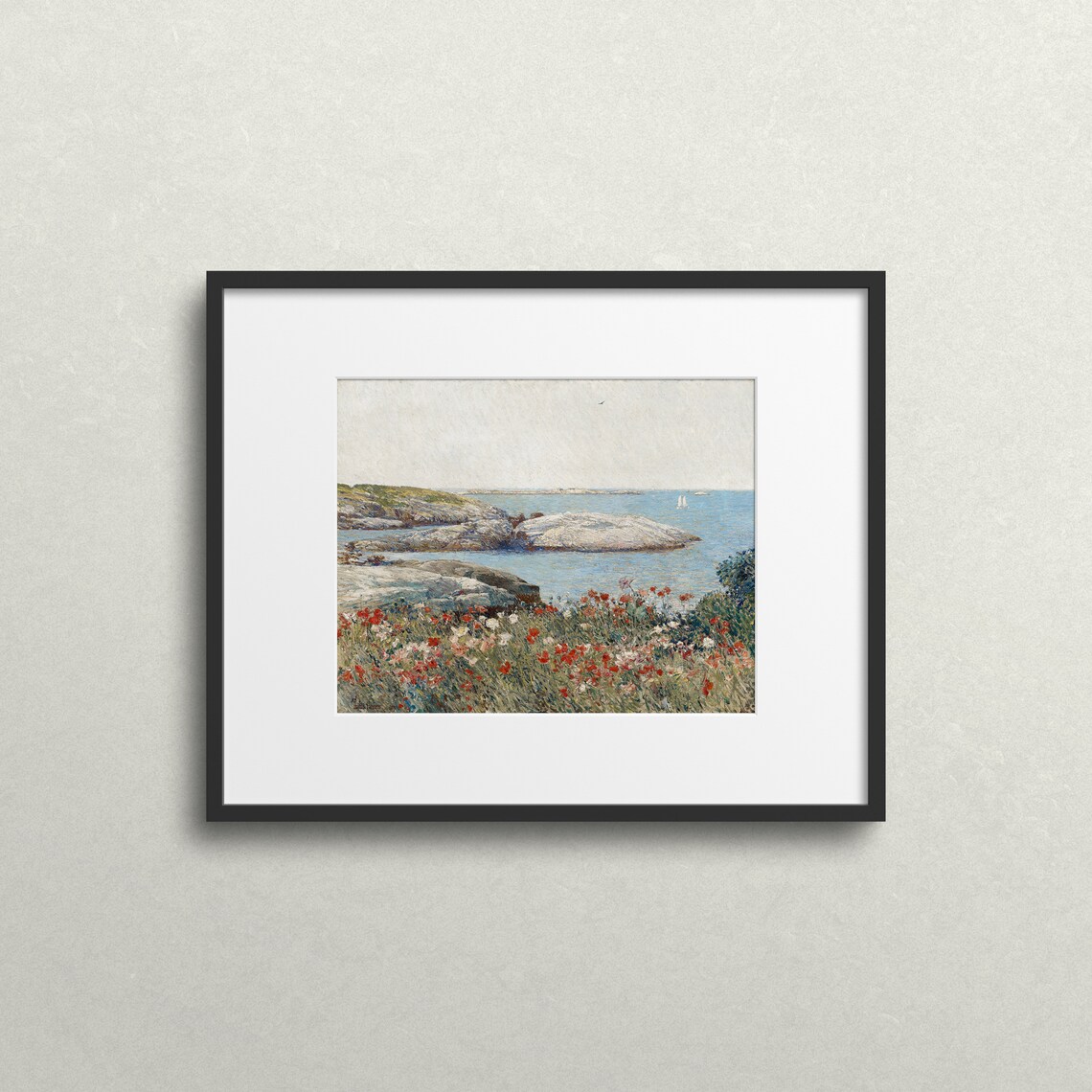 Coastal Blooms Lake House Summer Decor Art Print - Image 2