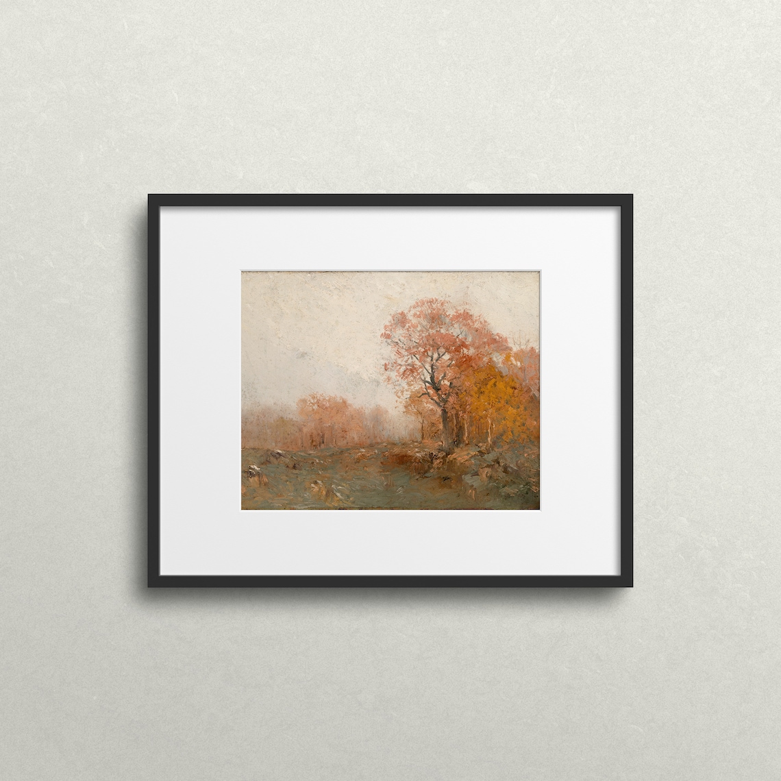 Autumn Trees Fall Wall Art, Seasonal Landscape Print - Image 2