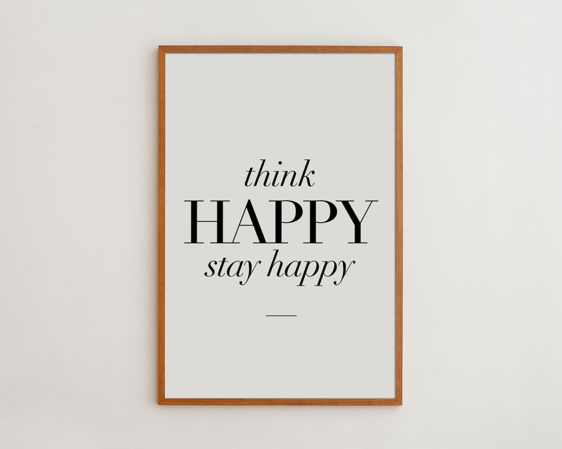Motivational Quote Art Print, Minimalist Typography