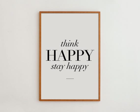Motivational Quote Art Print, Minimalist Typography