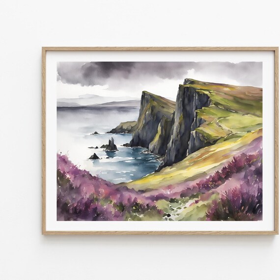 Cliffs Of Moher Coastal Landscape Poster