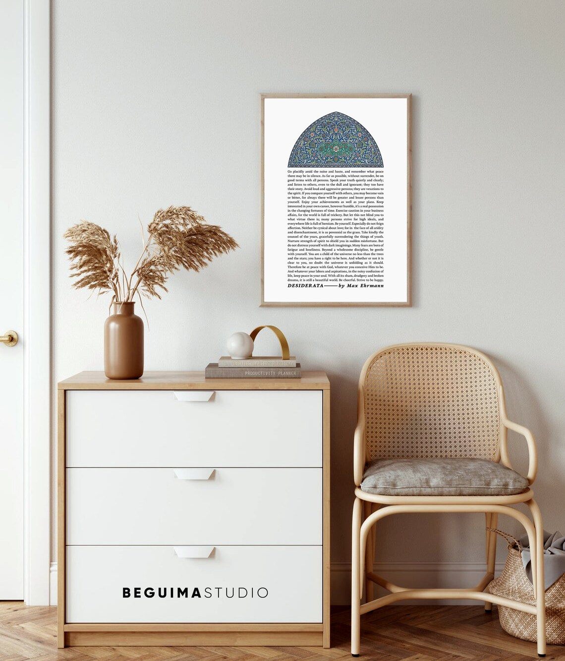 Desiderata by Max Ehrmann, Inspirational Quote Art Print - Image 4