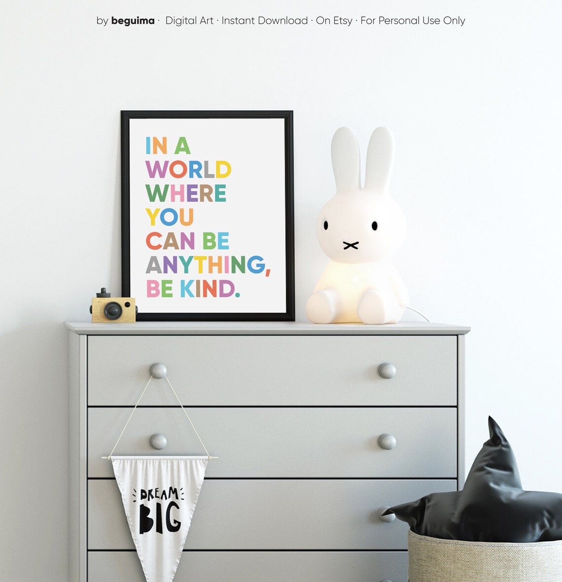 Be Kind Quote For Kids Classroom Decor Poster - Image 4