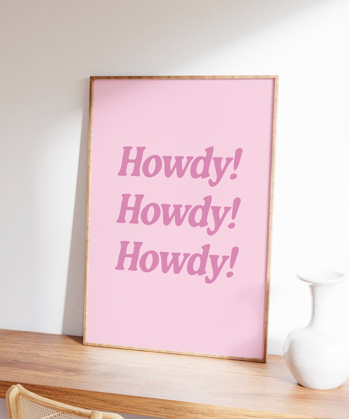 Howdy Western Art Print, Vintage Cowboy Cowgirl - Image 6