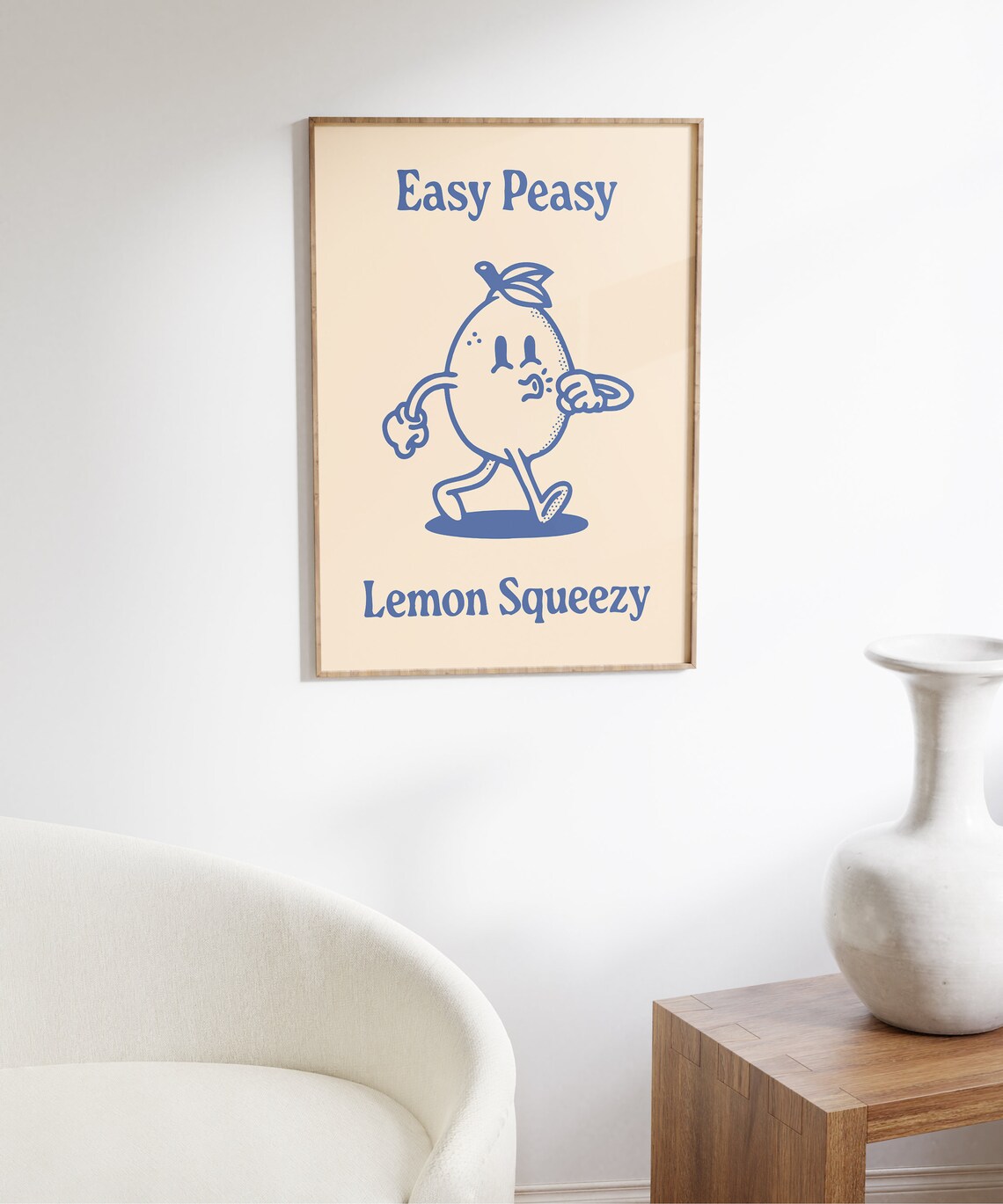 Easy Peasy Lemon Squeezy Retro Poster - Image 6