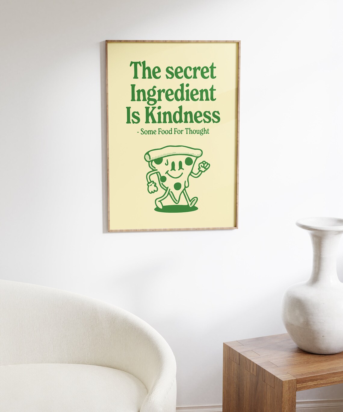 Kindness Quote Poster Print, Retro Apartment Decor - Image 4