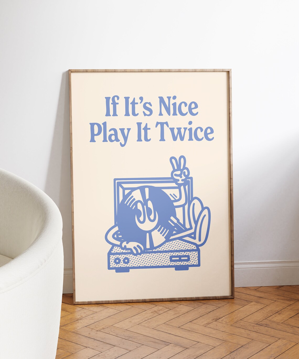 Retro Groovy Turntable Design, Music Art Print - Image 7