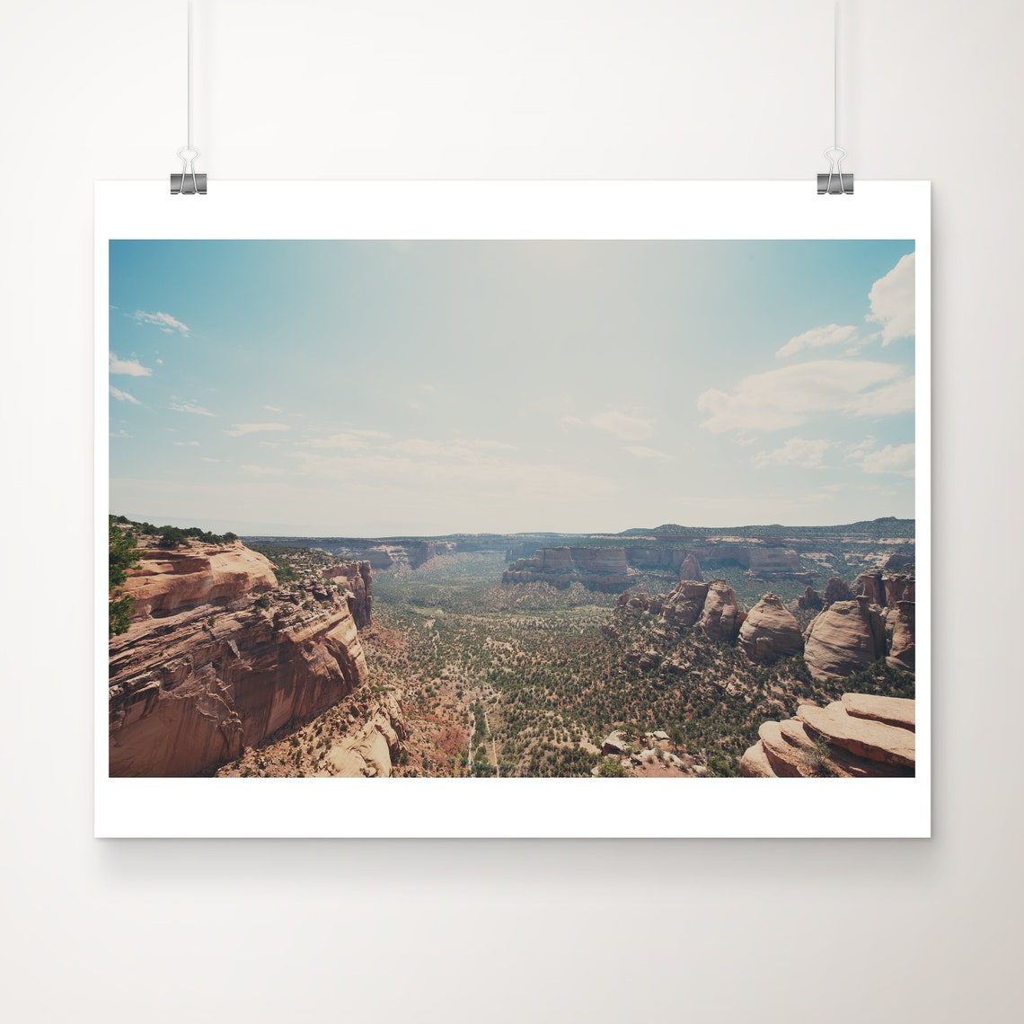 Colorado National Monument Canyon Panorama Photograph Poster
