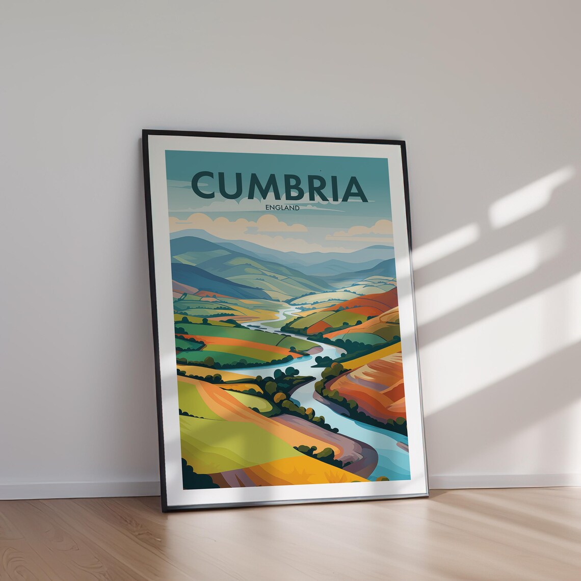 Cumbria Travel Poster, Home Decor Art Print - Image 2