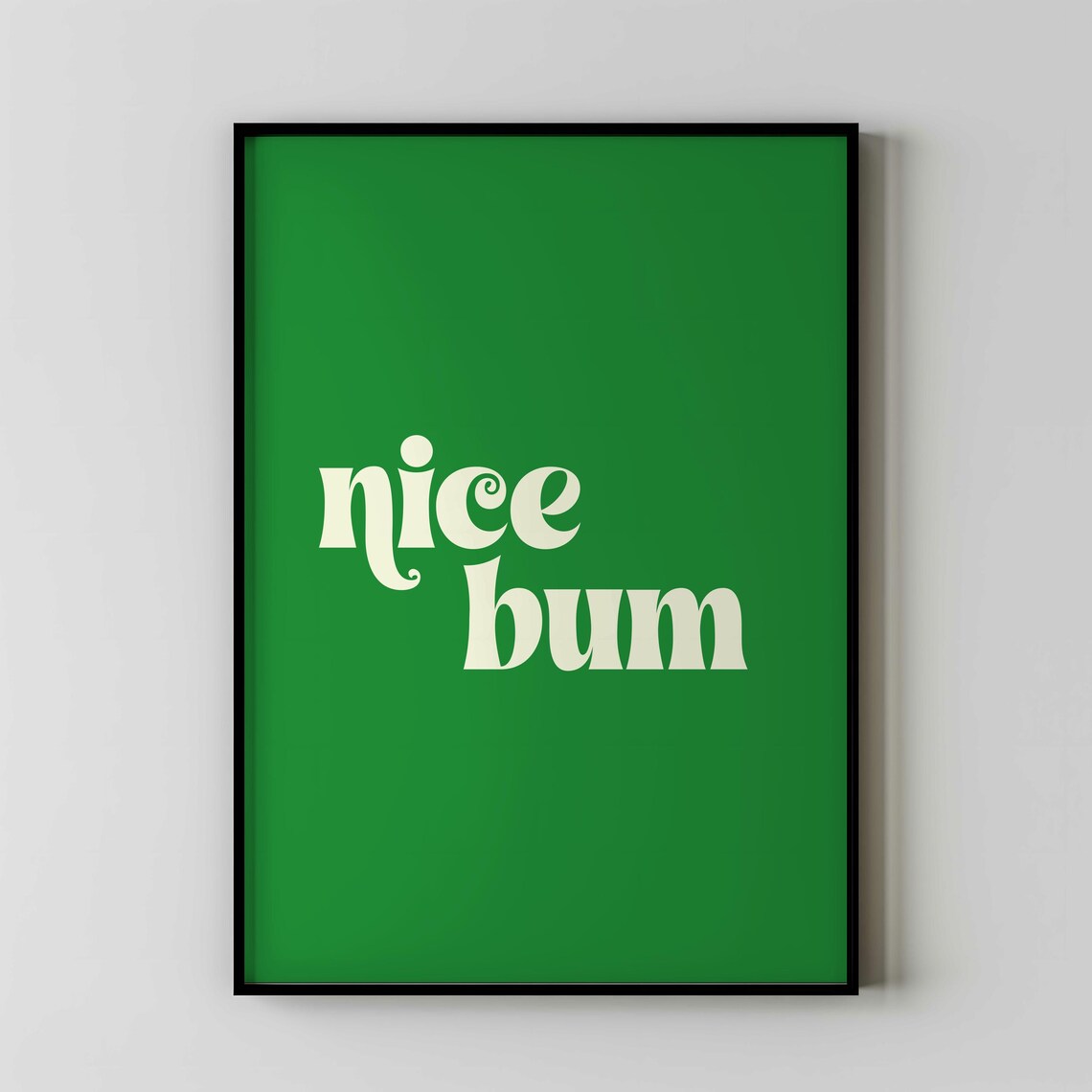 Funny Nice Bum Print Humorous Bathroom Wall Art Cheeky Decor For Restroom Playful Bathroom Print Unique Gift Idea Airbnb Decor - Image 3