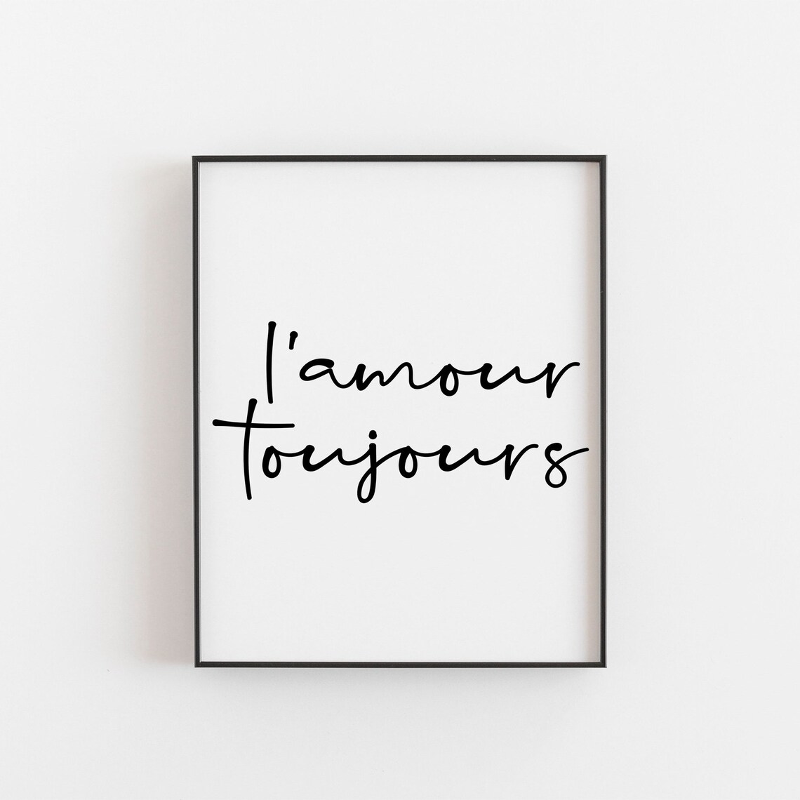 French Lamour Toujours Romantic Art Print