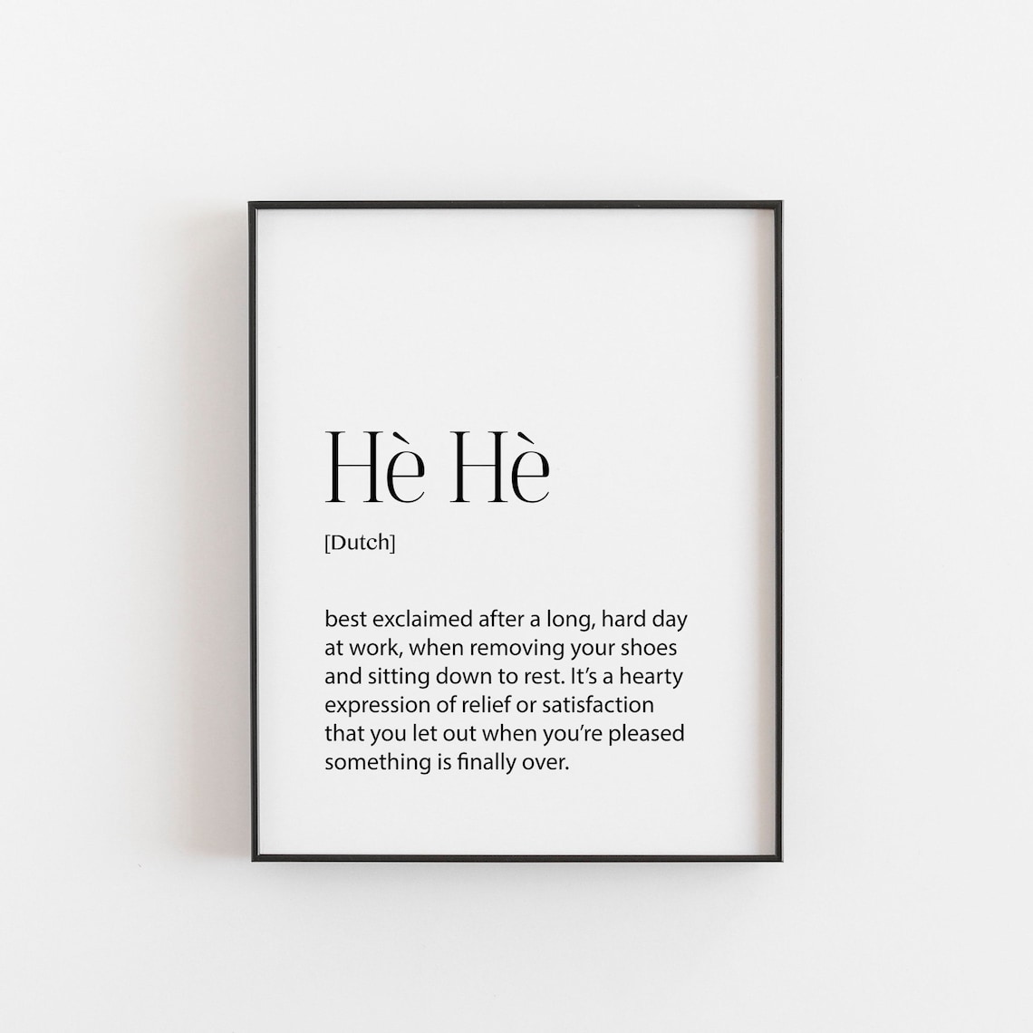 Dutch Art Dictionary Definition Poster Print