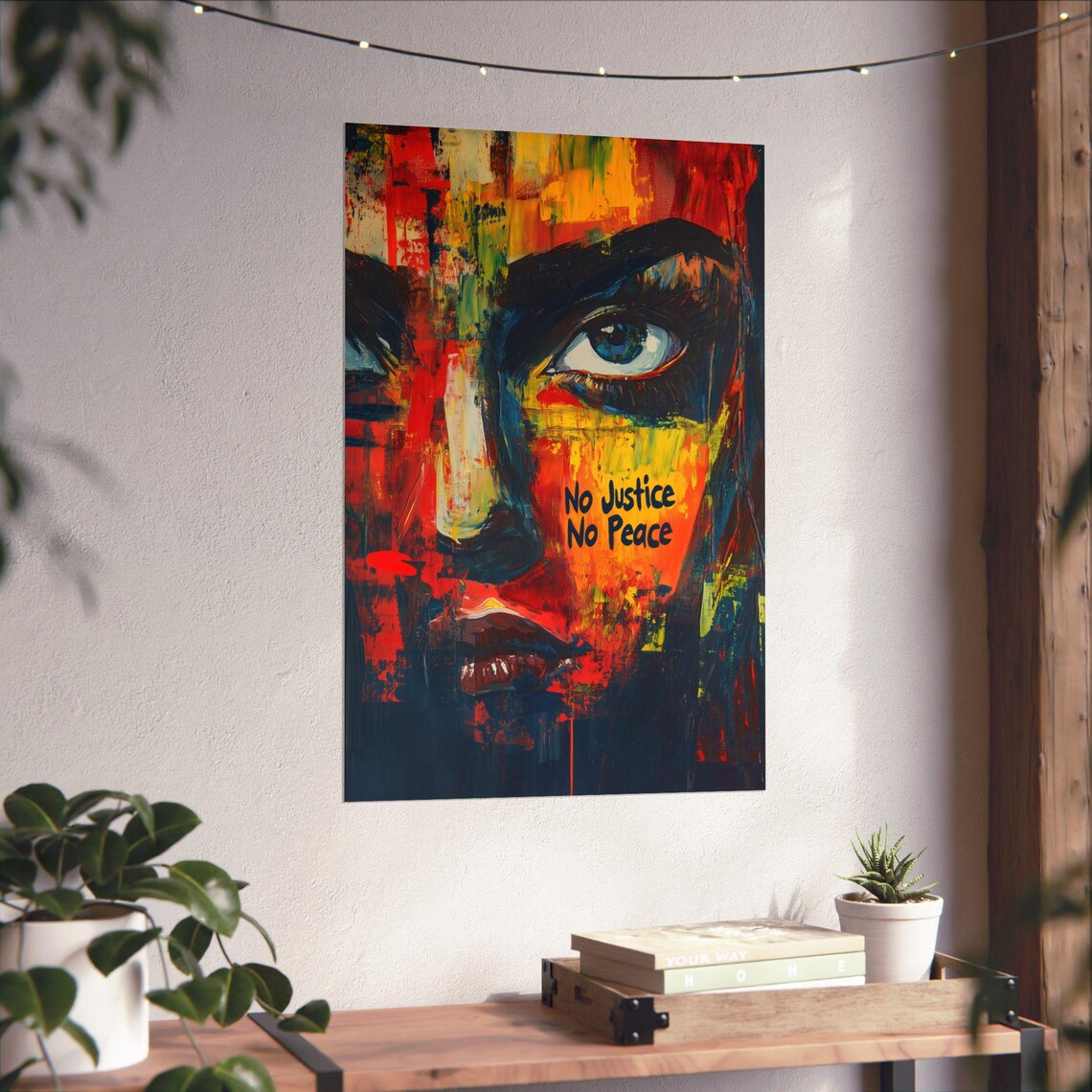 No Justice No Peace Poster, Statement Art Print - Image 4
