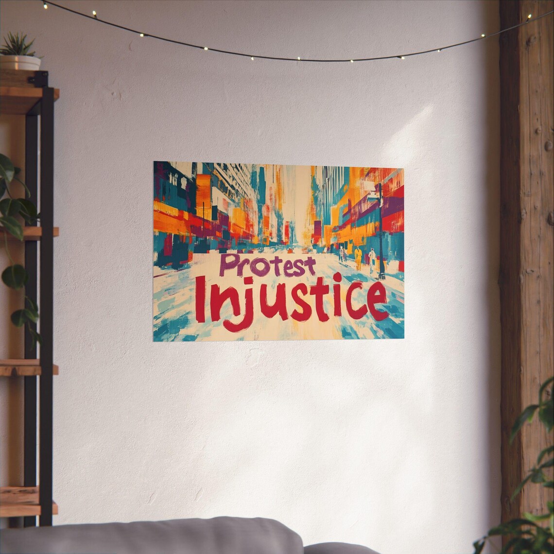 Protest Injustice Bold Statement Art Print - Image 4